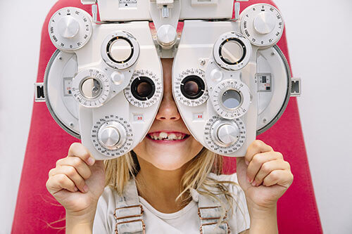 Child Having an Eye Exam